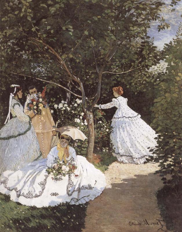 Edouard Manet Women in the Garden Sweden oil painting art